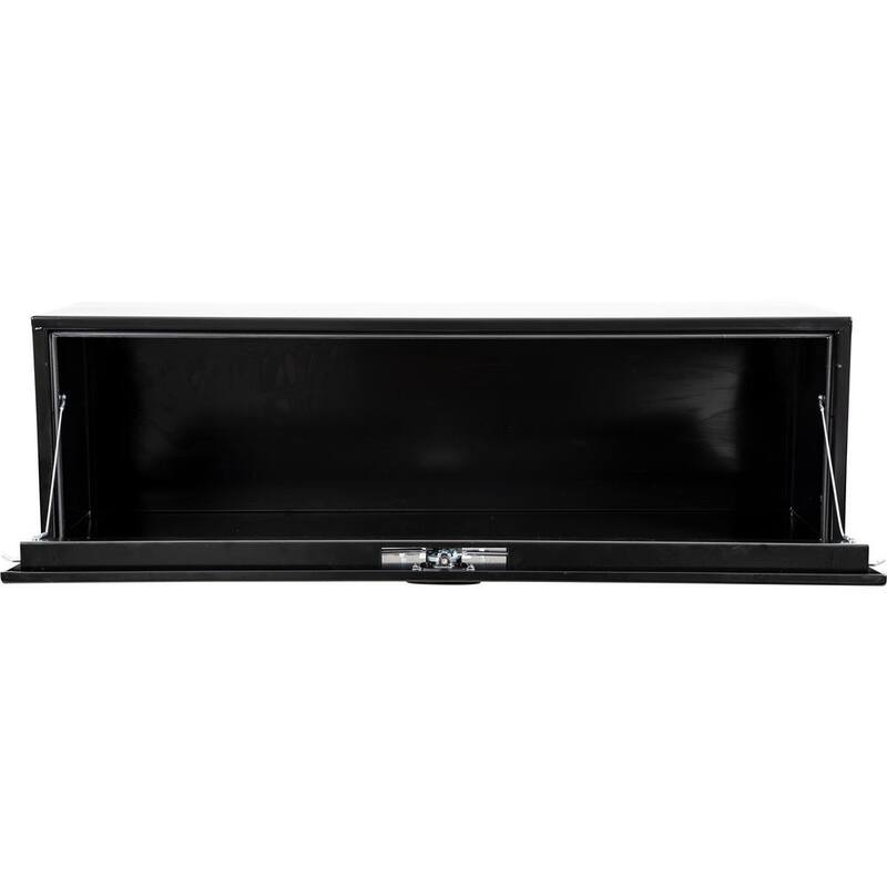 Buyers Products 18 x 18 x 60 in. Black Steel Underbody Truck Box With 3-Point Latch - 1732315