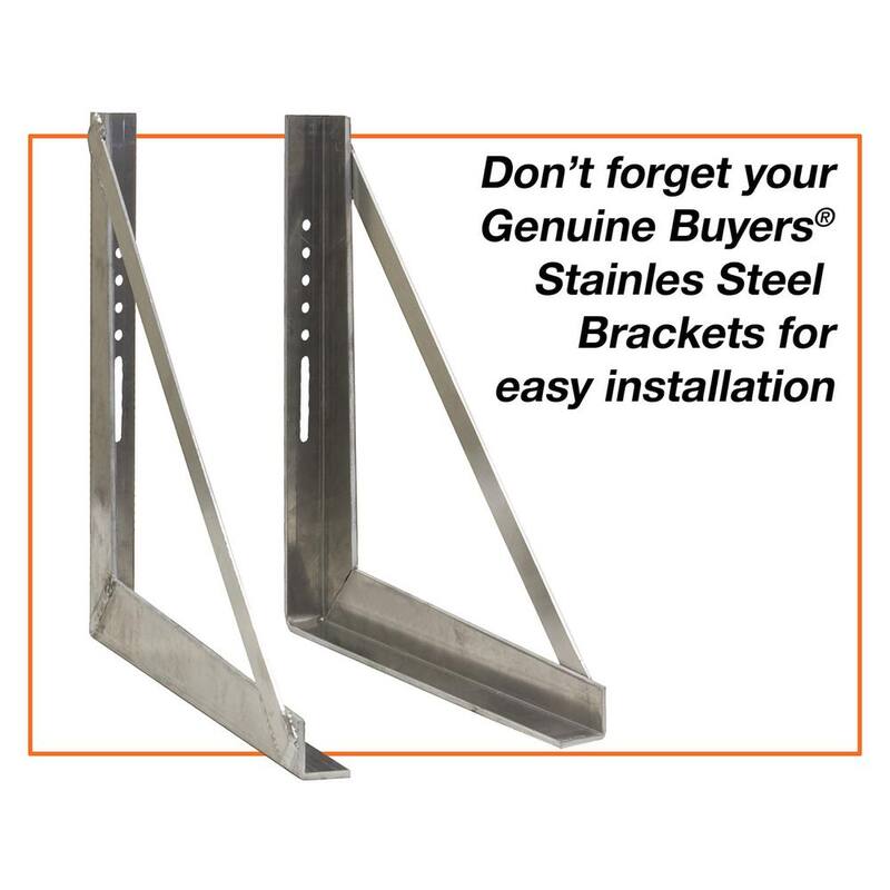 Buyers Products Company 18 in. x 18 in. x 36 in. Stainless Steel Underbody Truck Tool Box with Stainless Steel Door - 1702655