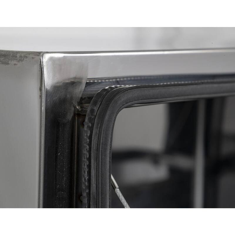 Buyers Products Company 18 in. x 18 in. x 36 in. Stainless Steel Underbody Truck Tool Box with Stainless Steel Door - 1702655