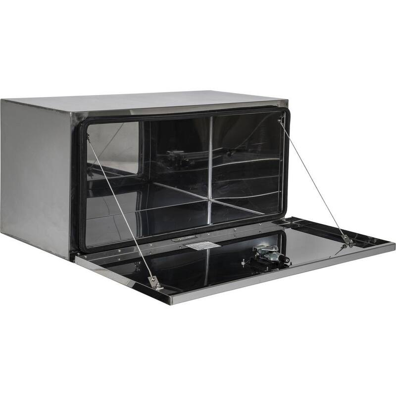 Buyers Products Company 18 in. x 18 in. x 36 in. Stainless Steel Underbody Truck Tool Box with Stainless Steel Door - 1702655