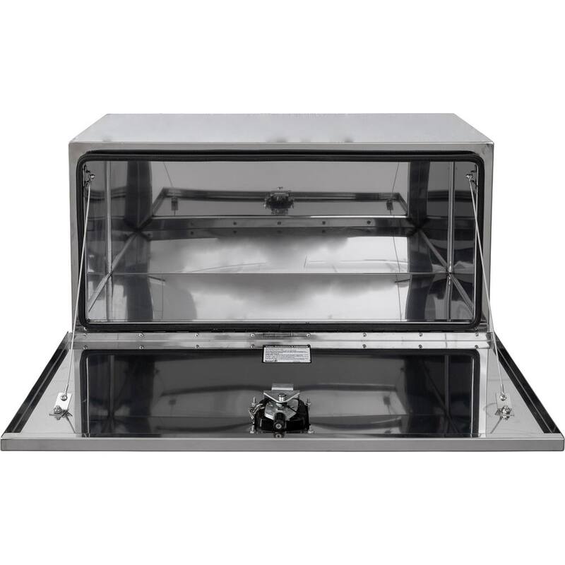 Buyers Products Company 18 in. x 18 in. x 36 in. Stainless Steel Underbody Truck Tool Box with Stainless Steel Door - 1702655