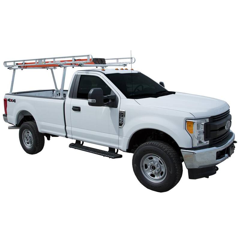 Buyers Products Company 800 lbs. Capacity Clear Anodized Aluminum Truck Ladder Rack - 1501400