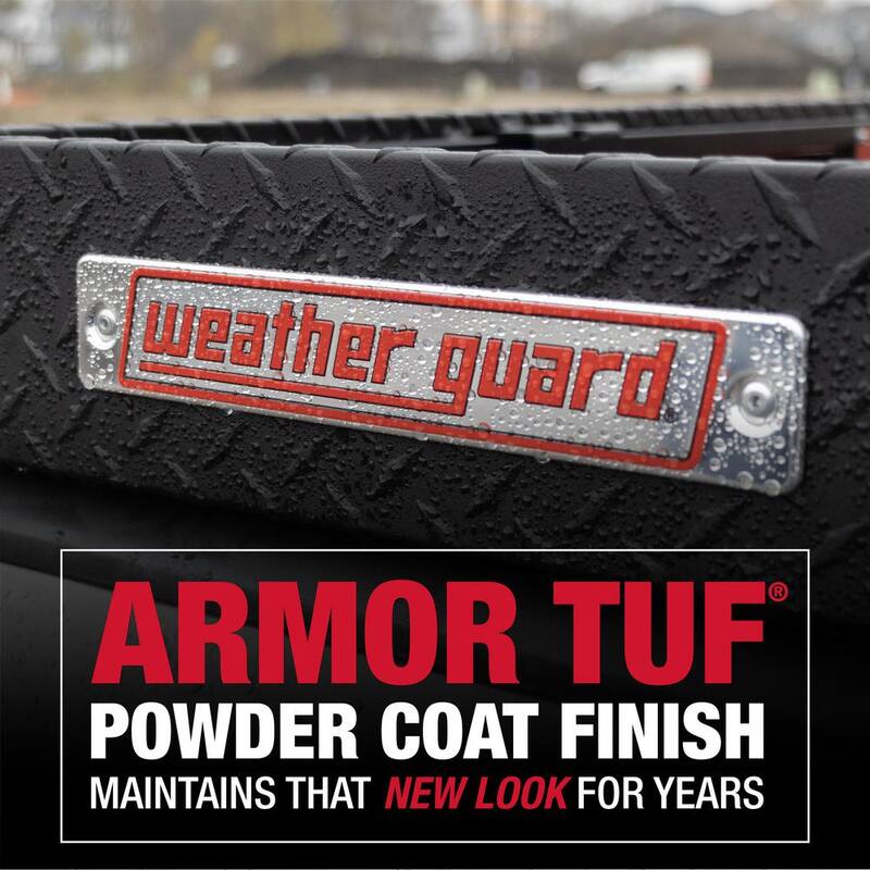Weather Guard 62.5 in. White Steel Compact Crossover Truck Tool Box - 156-3-04