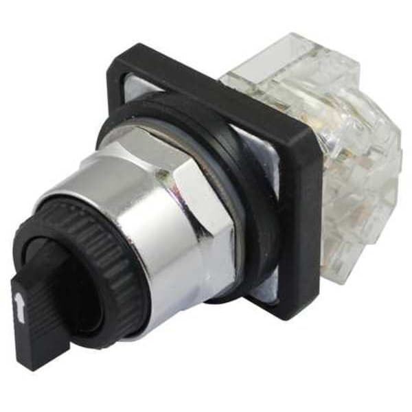 Interruptor selectror no iluminado de Dayton, 30 mm, 3 posiciones, palanca - 30G305.
