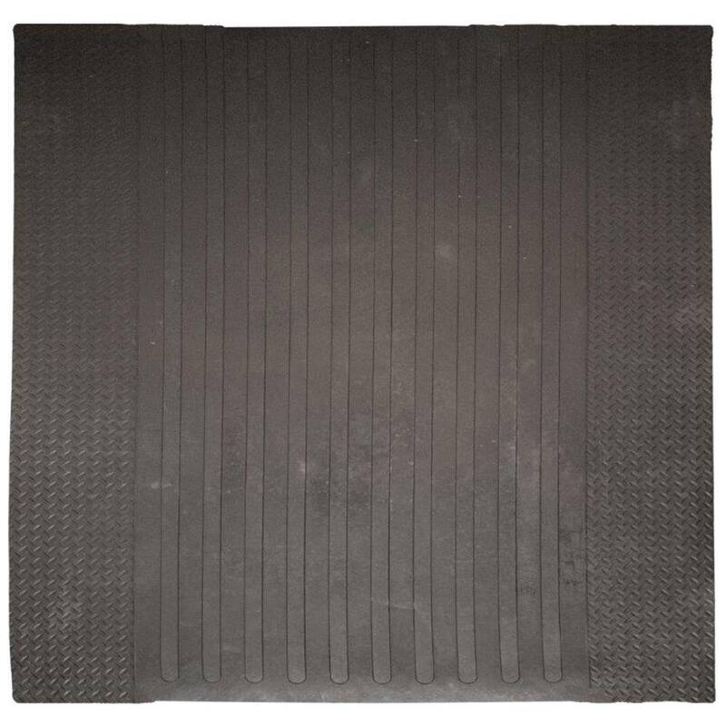 Boomerang RUBBER, INC 48 in. x 78 in. Universal Fit Truck Bed Mat Utility Cargo Liner Anti Fatigue Trim to Fit Floor Mat - TM415BAGGED