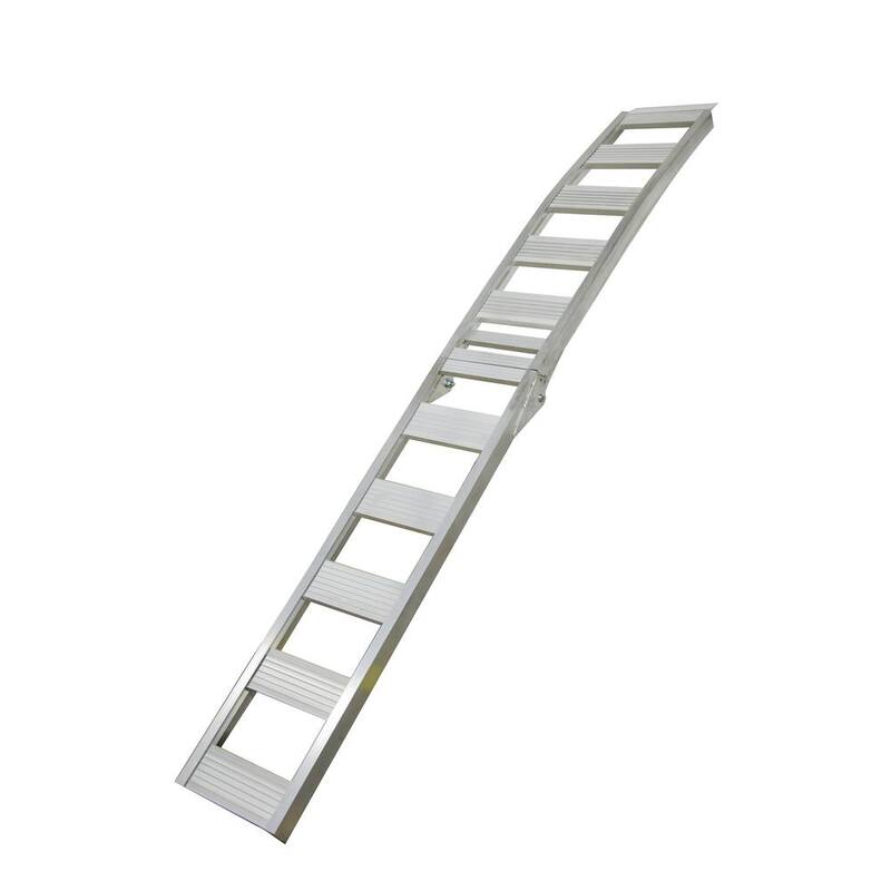 Erickson 90 in. x 12 in. Aluminum Folding Arched Ramp - 07441