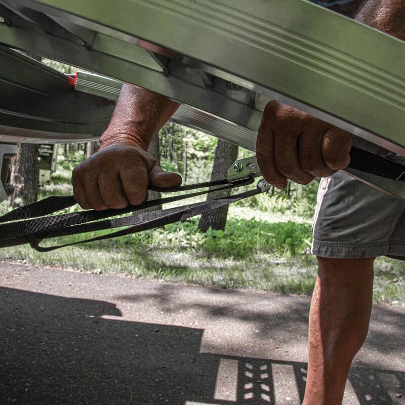 YuTrax 90 in. Arched Ramps, High-Strength Extruded Aluminum, 1500 lb. Load Capacity, Pair - YR500
