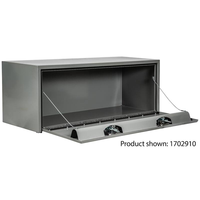 Buyers Products Company 18 in. x 18 in. x 48 in. Primed Steel Underbody Truck Tool Box - 1702910