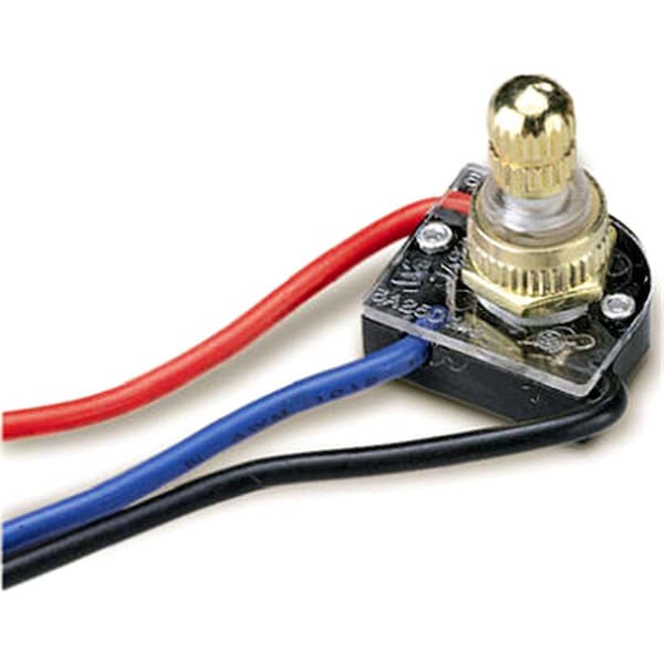 Cling GSW-68 Interruptor rotativo de 3 vías chapado en latón - CL566066