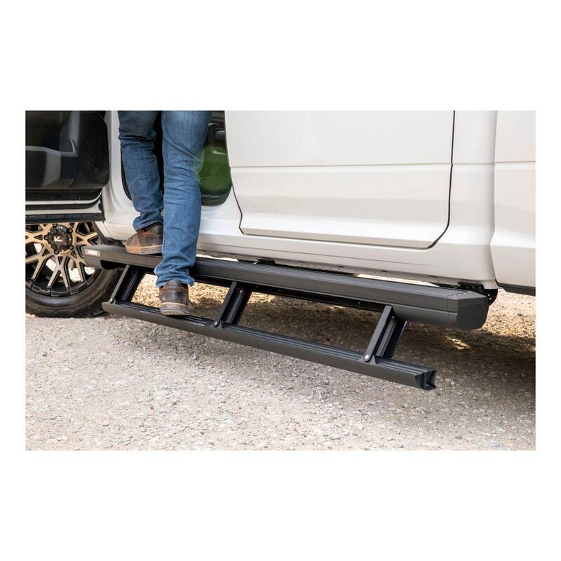 Aries ActionTrac 79-Inch Retractable Powered Running Boards, Select Chevrolet Colorado, GMC Canyon Crew Cab - 3047904