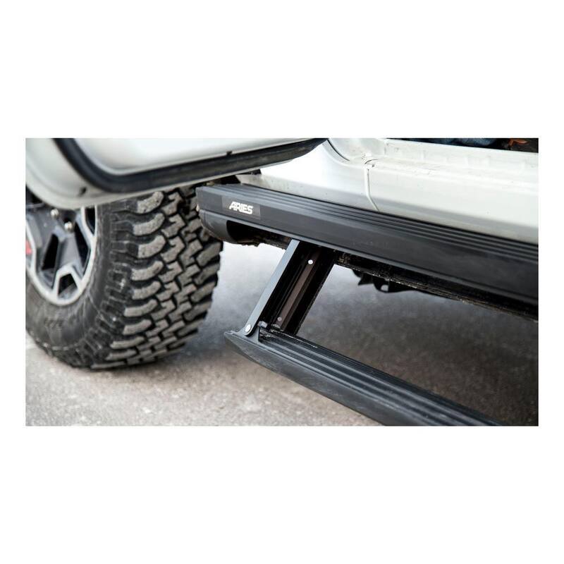 Aries ActionTrac 79-Inch Retractable Powered Running Boards, Select Chevrolet Colorado, GMC Canyon Crew Cab - 3047904