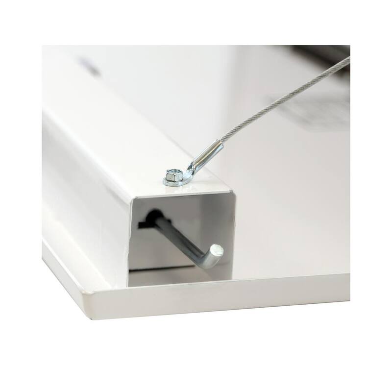 Buyers Products Company 18 in. x 18 in. x 36 in. White Steel Underbody Truck Tool Box - 1732405
