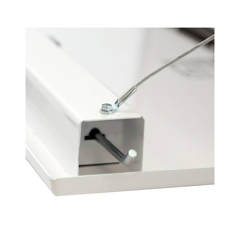 Buyers Products Company 24 in. x 24 in. x 30 in. White Steel Underbody Truck Tool Box - 1734403