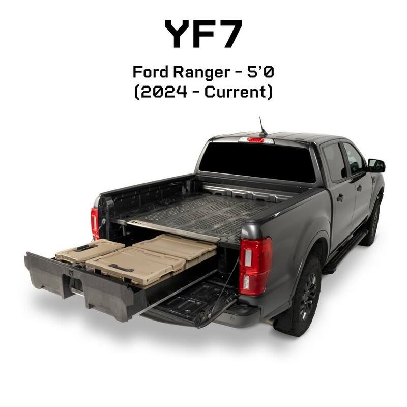 DECKED 5 ft. Bed Length Pick Up Truck Storage System for Ford Ranger (2024-Current) - YF7
