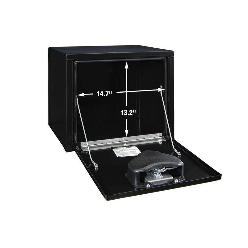 Buyers Products Company 18 in. Black Steel Underbody Truck Box - 1703330