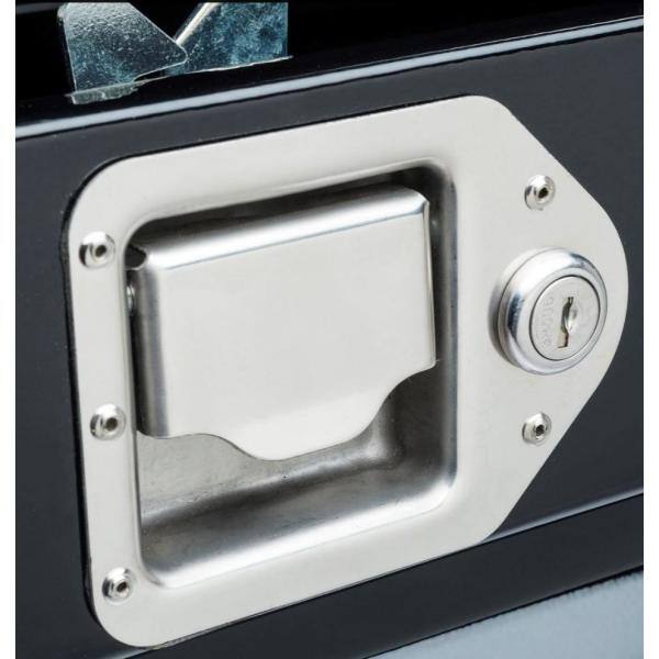 Crescent Jobox 70 in. Black Diamond Plate Aluminum Full Size Deep Crossover Truck Tool Box - 1-301002