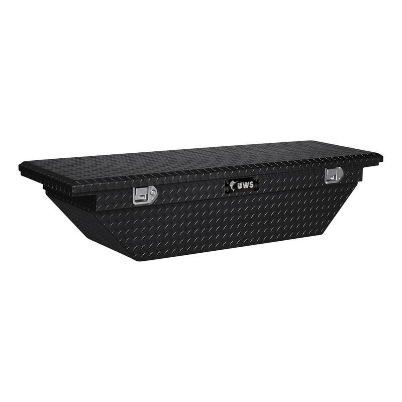 UWS Gloss Black Aluminum 69" Angled Crossover Box with Low Profile (Heavy Packaging) - EC10432