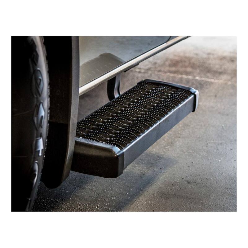 Luverne Grip Step Black Aluminum 36-Inch Cargo Van Running Boards, Select Ford Transit-150, 250, 350 - 415036-401720