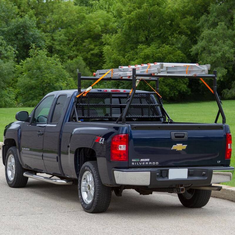 Apex 500 lbs. Pickup Truck Utility and Headache Rack Bundle - SLR-HA-RACK-DLX