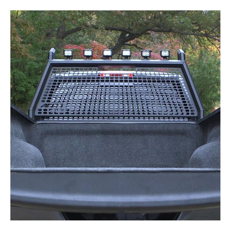 Aries AdvantEDGE Black Aluminum Headache Rack, Select Dodge, Ram 1500, 2500, 3500 - 1110101