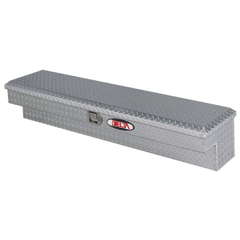 Crescent Jobox 49 in. Diamond Plate Aluminum Innerside Top Mount Truck Tool Box with Mounting Kit - 1-312000