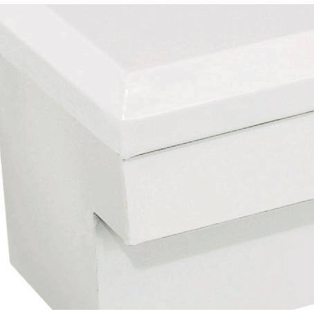 Crescent Jobox 58-1/2 in. White Steel Pushbutton Gear-Lock™ Innerside Top Mount Truck Tool Box with Mounting Kit - PSN1452000