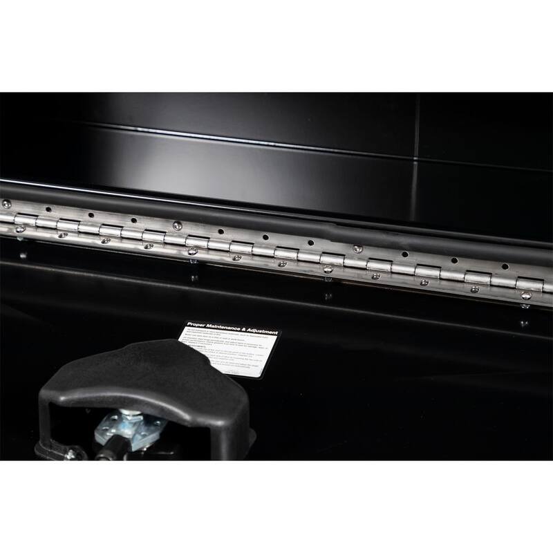Buyers Products 18 x 18 x 48 in. Pro Series Black Steel Underbody Truck Box - 1752810