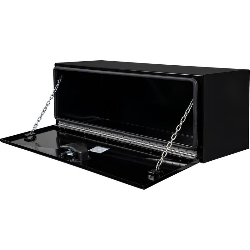 Buyers Products 18 x 18 x 48 in. Pro Series Black Steel Underbody Truck Box - 1752810