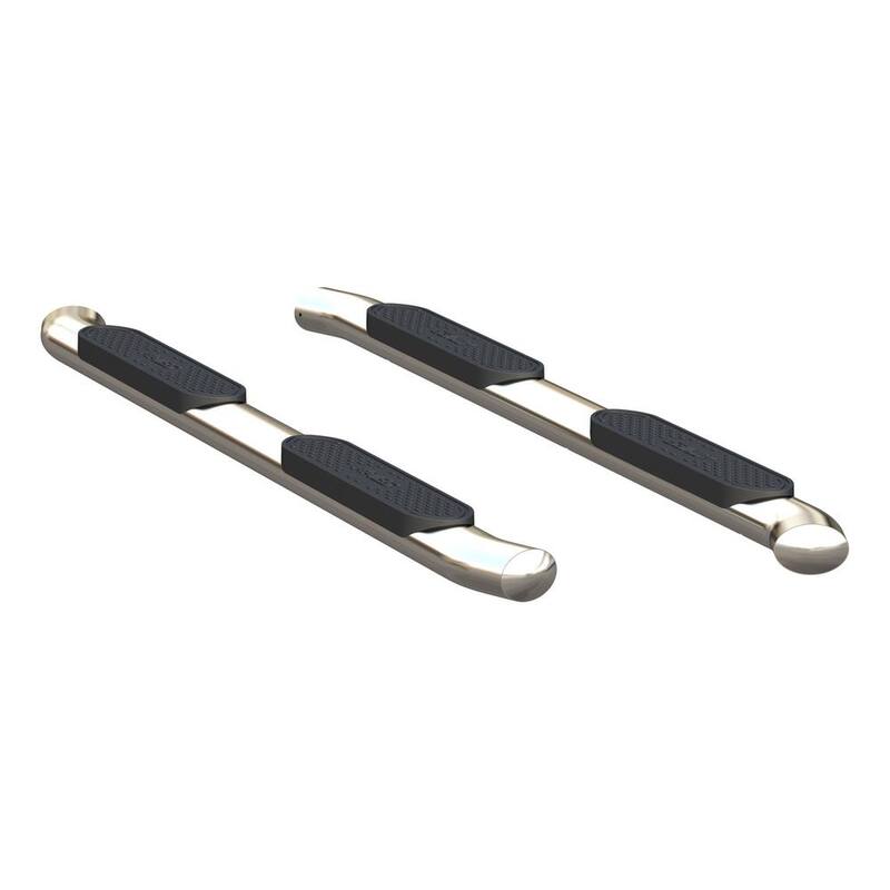 Aries 4-Inch Oval Polished Stainless Steel Nerf Bars, Select Ram 1500 - S225044-2