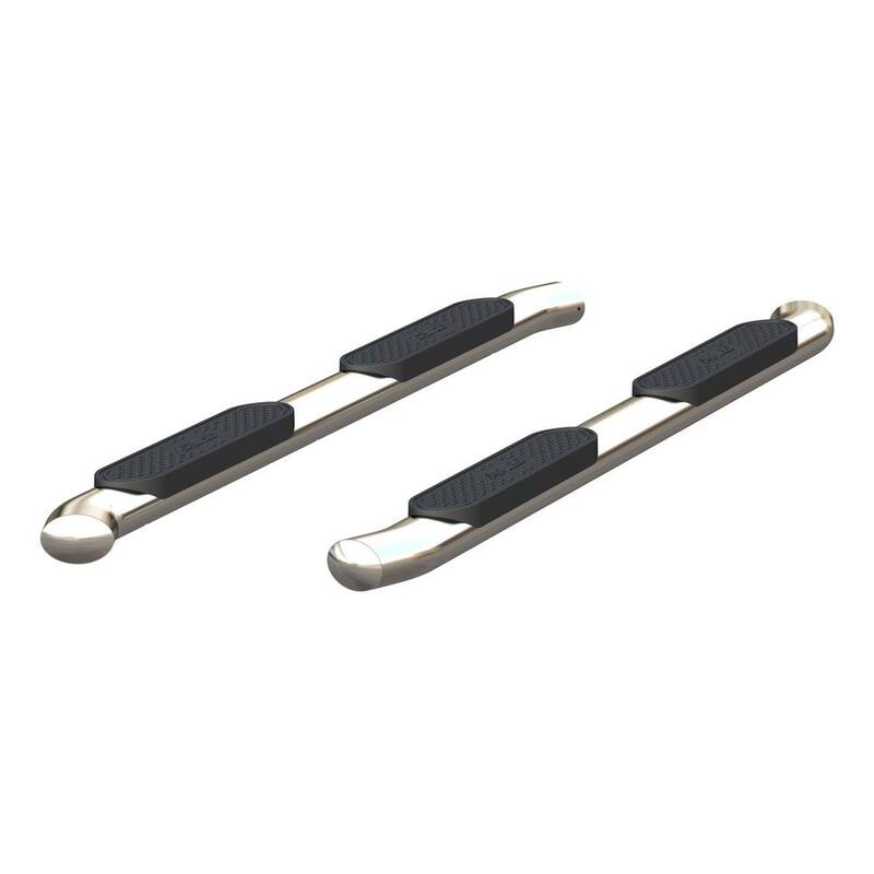 Aries 4-Inch Oval Polished Stainless Steel Nerf Bars, Select Ram 1500 - S225044-2