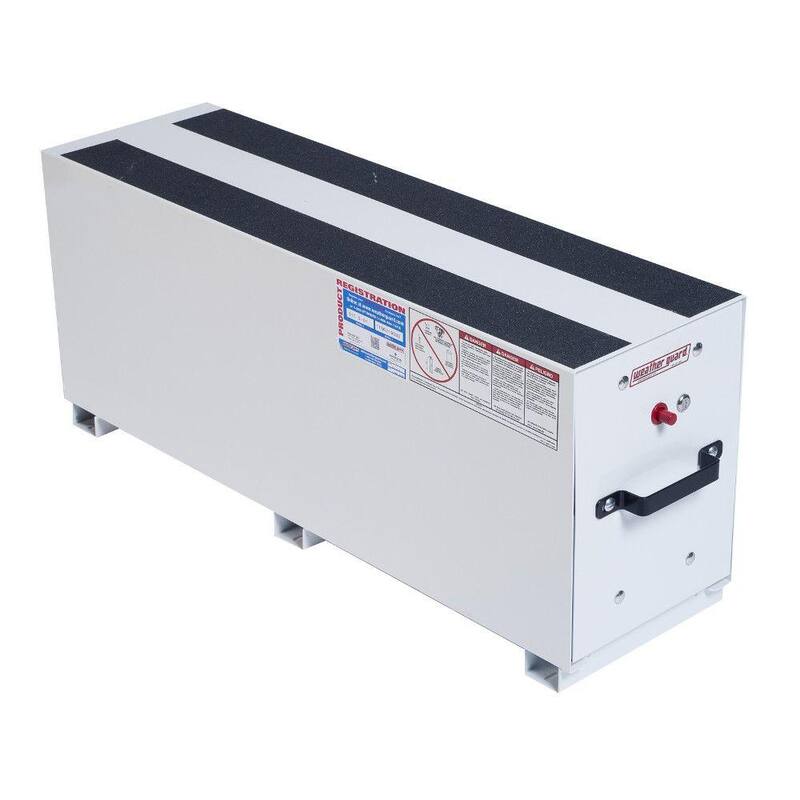 Weather Guard 12.5 in. Aluminum Pat Rack Drawer in Brite White - 310-3-01