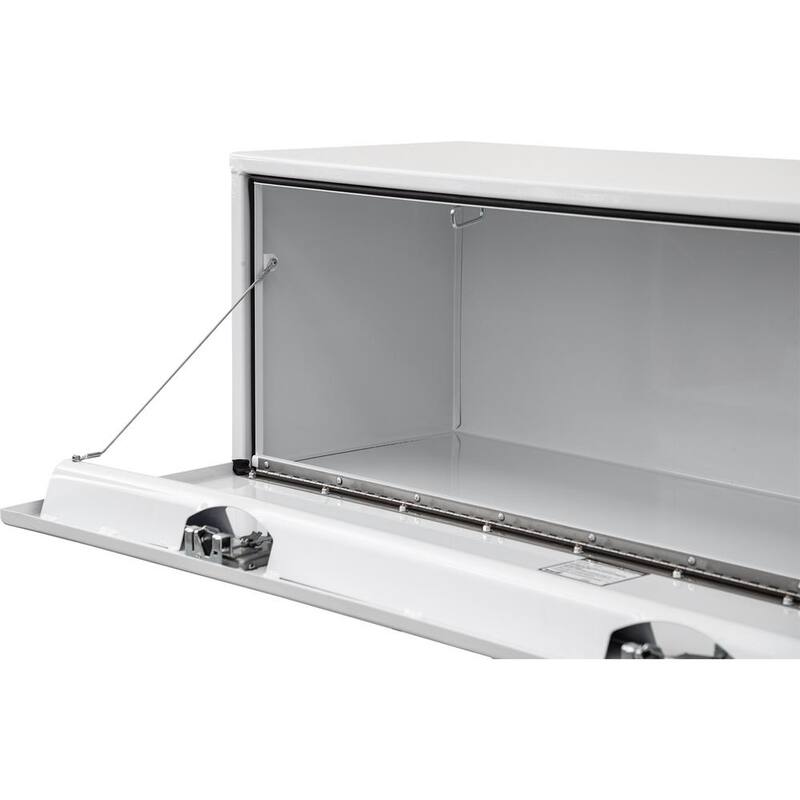 Buyers Products Company 18 in. x 18 in. x 60 in. White Steel Underbody Truck Tool Box - 1702215
