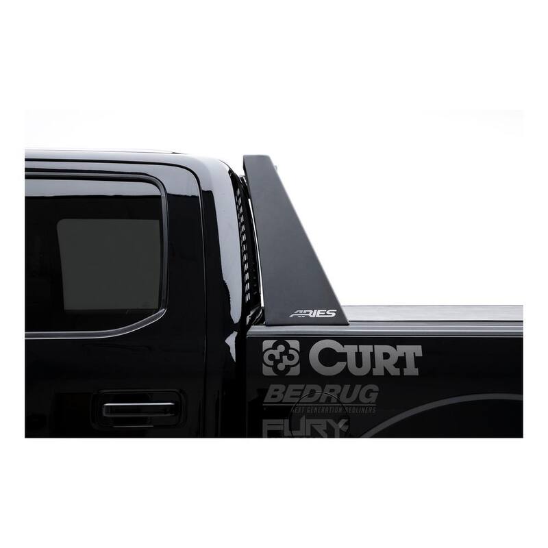 Aries Switchback Black Aluminum Headache Rack, Select Ford F-150 - 1110112