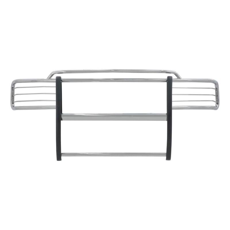 Aries 1-1/2-Inch Polished Stainless Steel Grille Guard, No-Drill, Select Ford Excursion, F-250, F-350 Super Duty - 3045-2