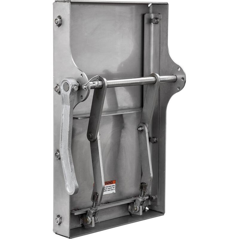 Buyers Products Inspection Door with Detent - 14.00 in. X 13.19 in. Door Opening-Stainless Steel - CCD1415SS