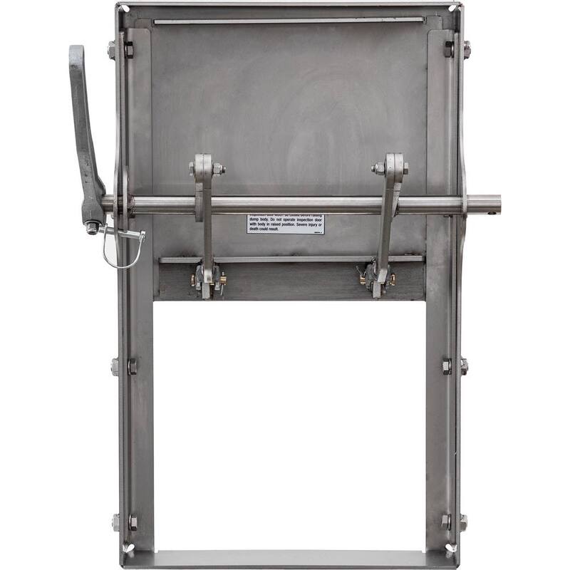 Buyers Products Inspection Door with Detent - 14.00 in. X 13.19 in. Door Opening-Stainless Steel - CCD1415SS