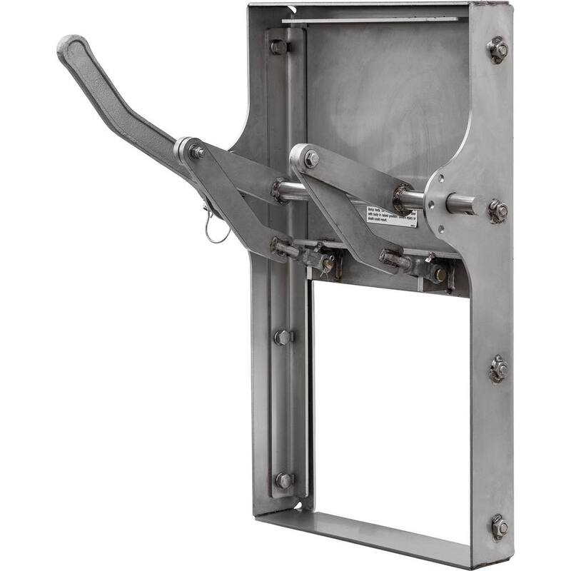 Buyers Products Inspection Door with Detent - 14.00 in. X 13.19 in. Door Opening-Stainless Steel - CCD1415SS