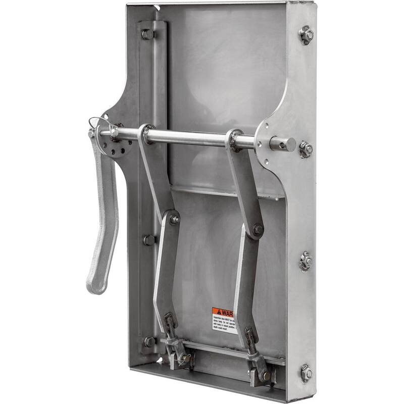 Buyers Products Inspection Door with Detent - 14.00 in. X 13.19 in. Door Opening-Stainless Steel - CCD1415SS