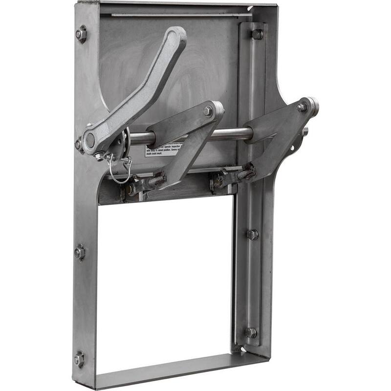 Buyers Products Inspection Door with Detent - 14.00 in. X 13.19 in. Door Opening-Stainless Steel - CCD1415SS