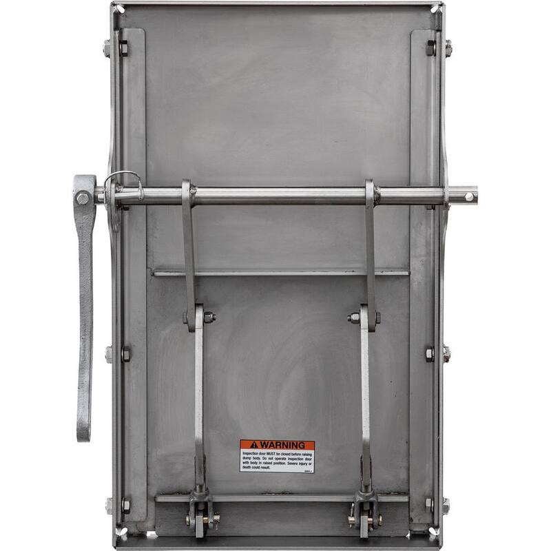 Buyers Products Inspection Door with Detent - 14.00 in. X 13.19 in. Door Opening-Stainless Steel - CCD1415SS