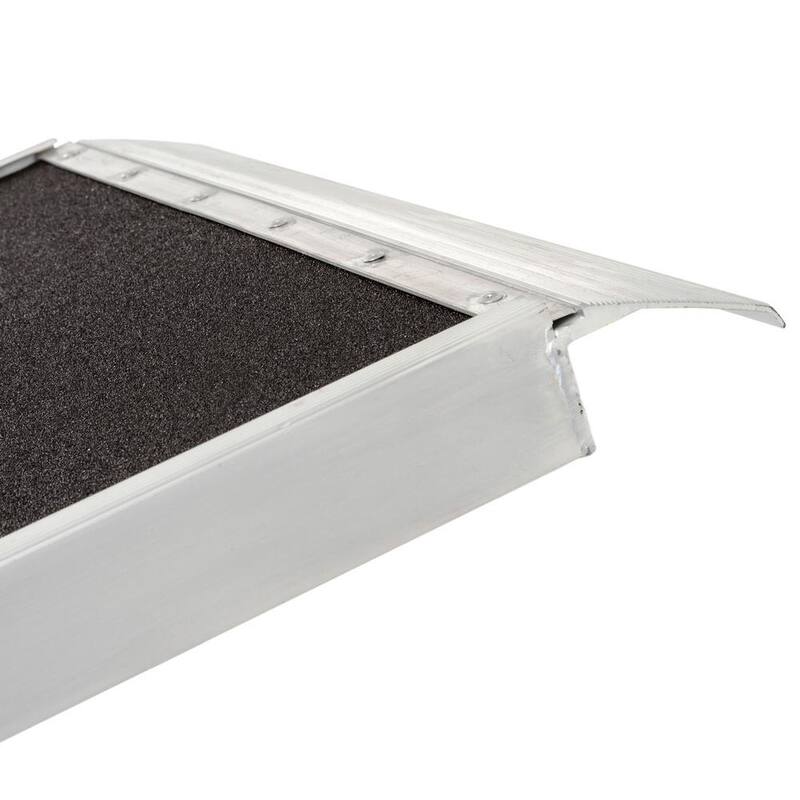 Lucky Dog 8 ft. Lightweight Extra Wide Folding Aluminum Pet Ramp - DR-08XW