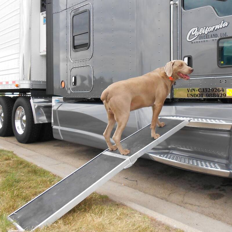 Lucky Dog 8 ft. Lightweight Portable Folding Aluminum Pet Ramp - DR-08
