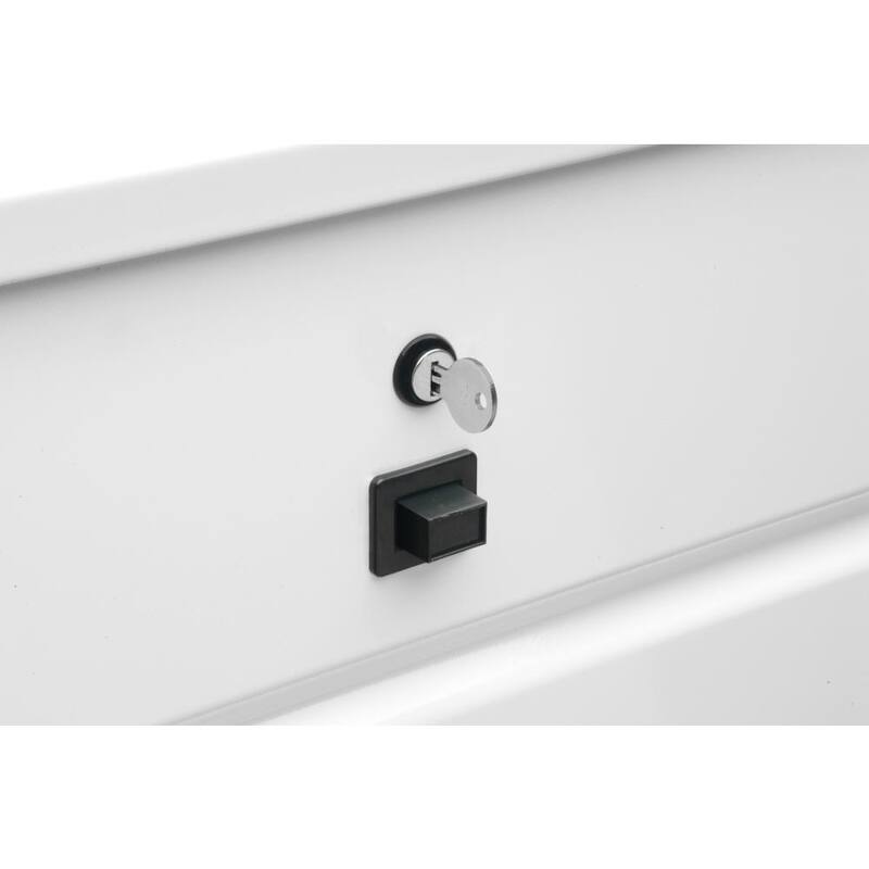 Crescent Jobox 32-5/8 in. Long Steel Portable Lock-Down Hopper Utility Chest - 810000