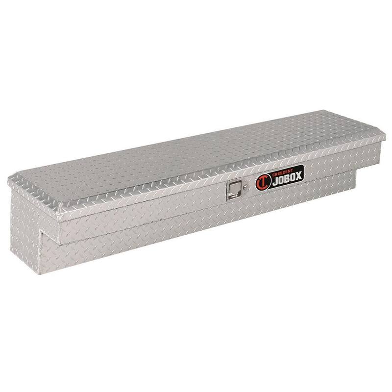Crescent Jobox 59 in. Black Aluminum Innerside Top Mount Truck Tool Box - 1-313002