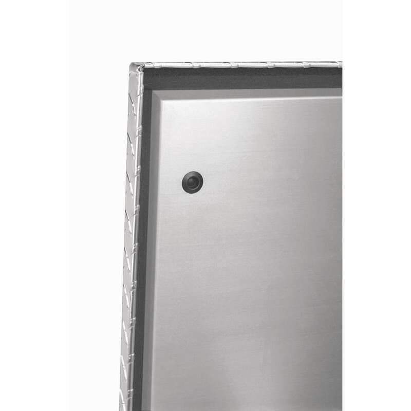 Crescent Jobox 70 in. Diamond Plate Aluminum Fullsize Slimline Crossover Truck Tool Box - 1-311000