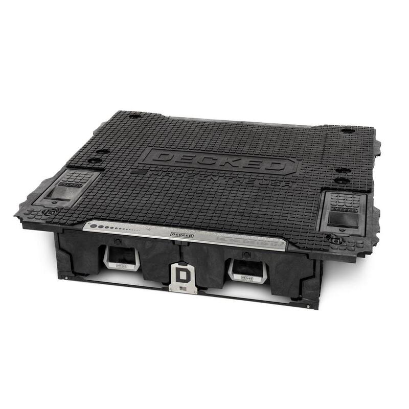 DECKED Full-Size Long Battle Mat for Truck Beds and Drawer Systems - A0075-BMXL-BLK