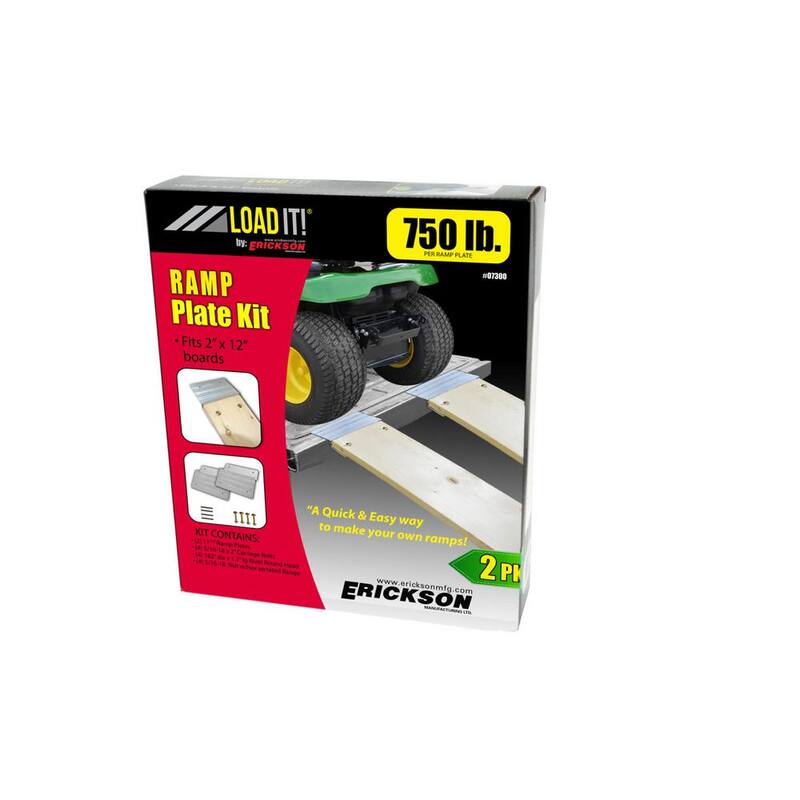 Erickson 12 in. x 12 in. Aluminum Ramp Plates Kit - 07300