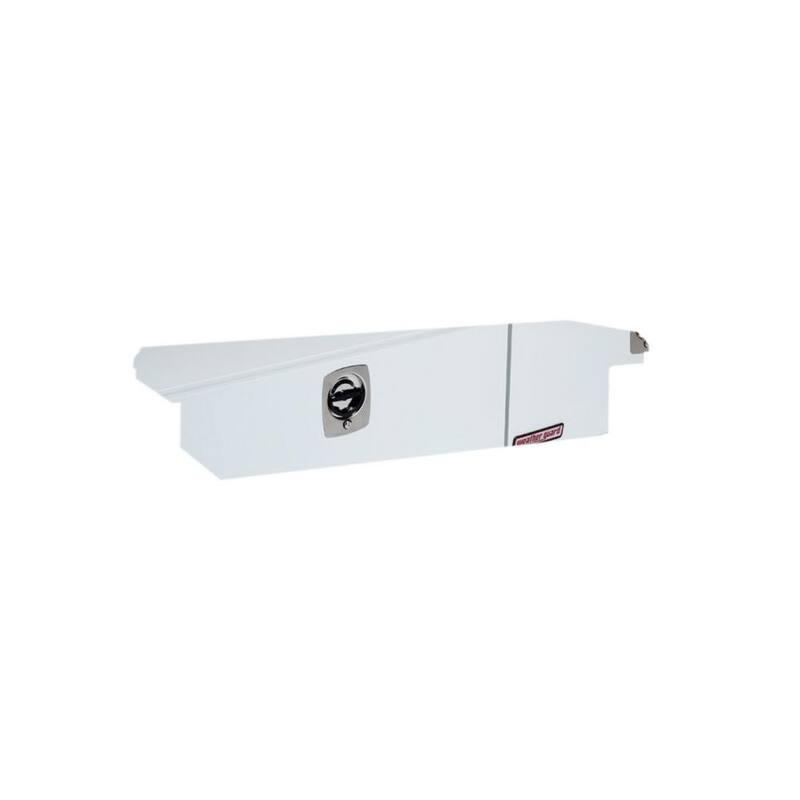 Weather Guard 96.25 in. White Steel Full Size Top Mount Truck Tool Box - 297-3-02