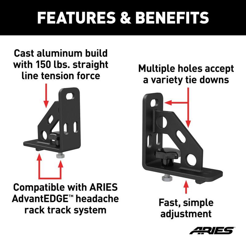 Aries AdvantEDGE Headache Rack Tie-Down Anchors - 1110310