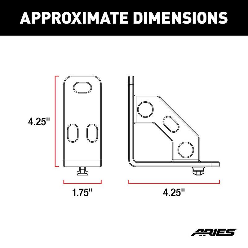 Aries AdvantEDGE Headache Rack Tie-Down Anchors - 1110310